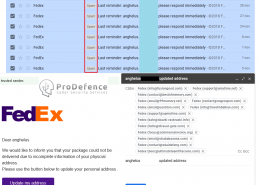 Email-uri false de la FedEx folosite pentru colectare de date