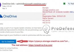 tentativa de furt cont onedrive microsoft