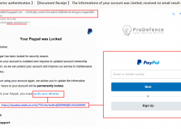 paypal pagina contrafacuta - tentativa de furt date logare