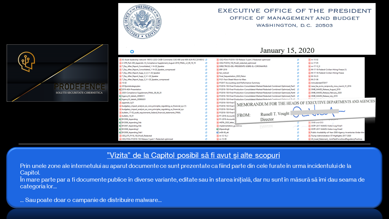 date confidentiale furate capitol us