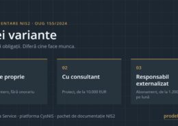 Cele trei variante de implementare NIS2: regie proprie, cu consultant, responsabil NIS2 externalizat prin CISO as a Service