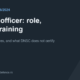 The NIS officer under Romanian law, duties and training