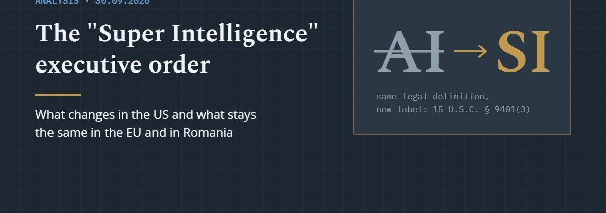 US executive order renaming artificial intelligence (AI) to Super Intelligence (SI)